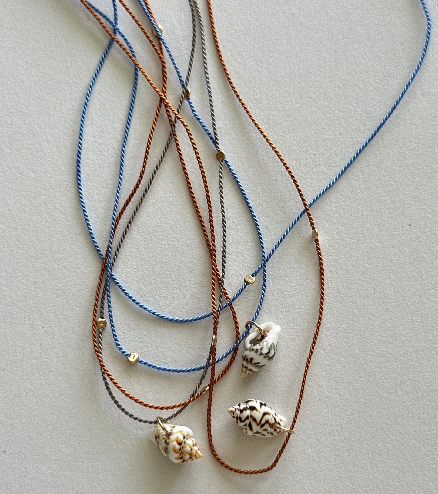 Forget Me Knots Necklace ~ shell