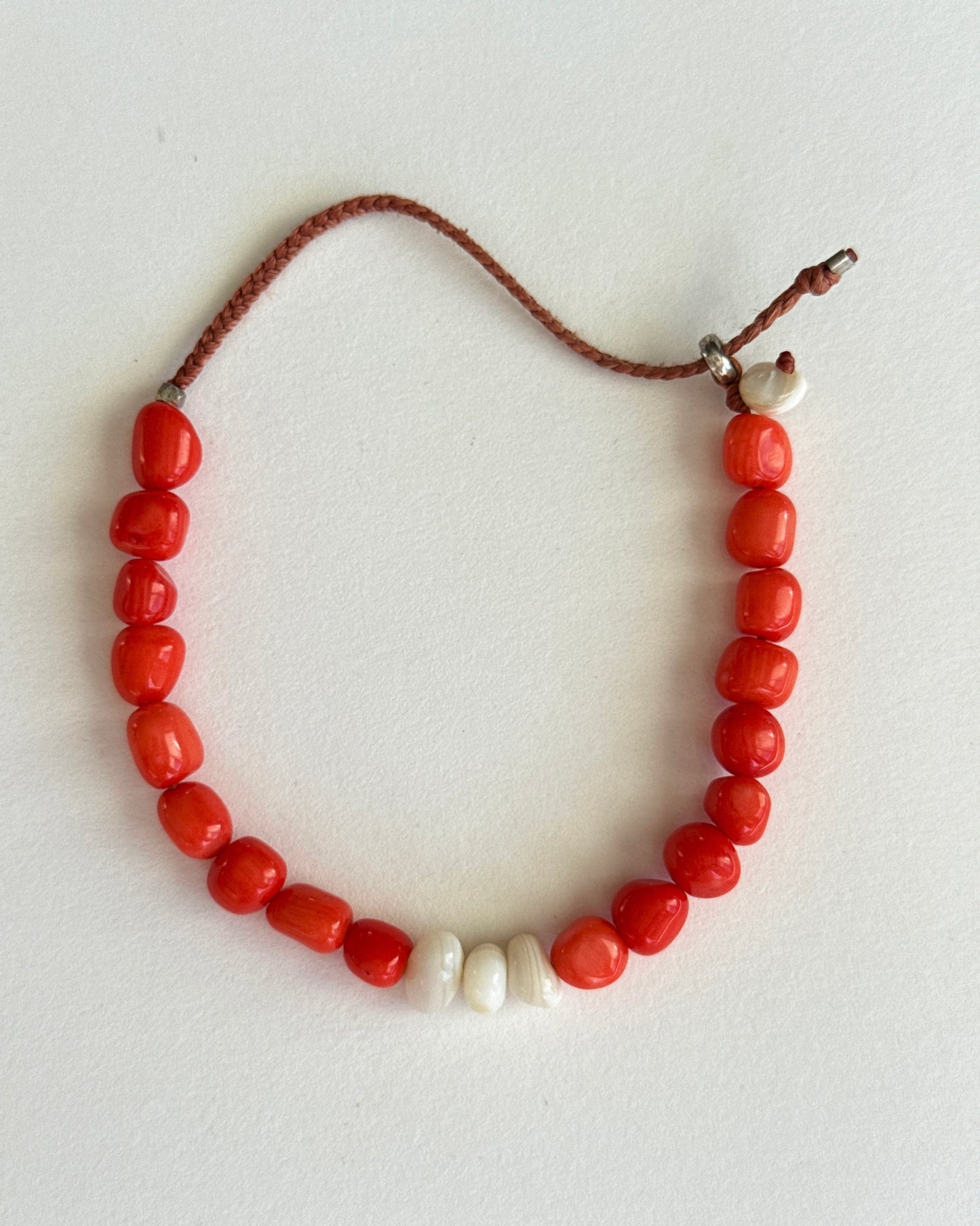 Archive Piece 151 ~ necklace - sample - coral
