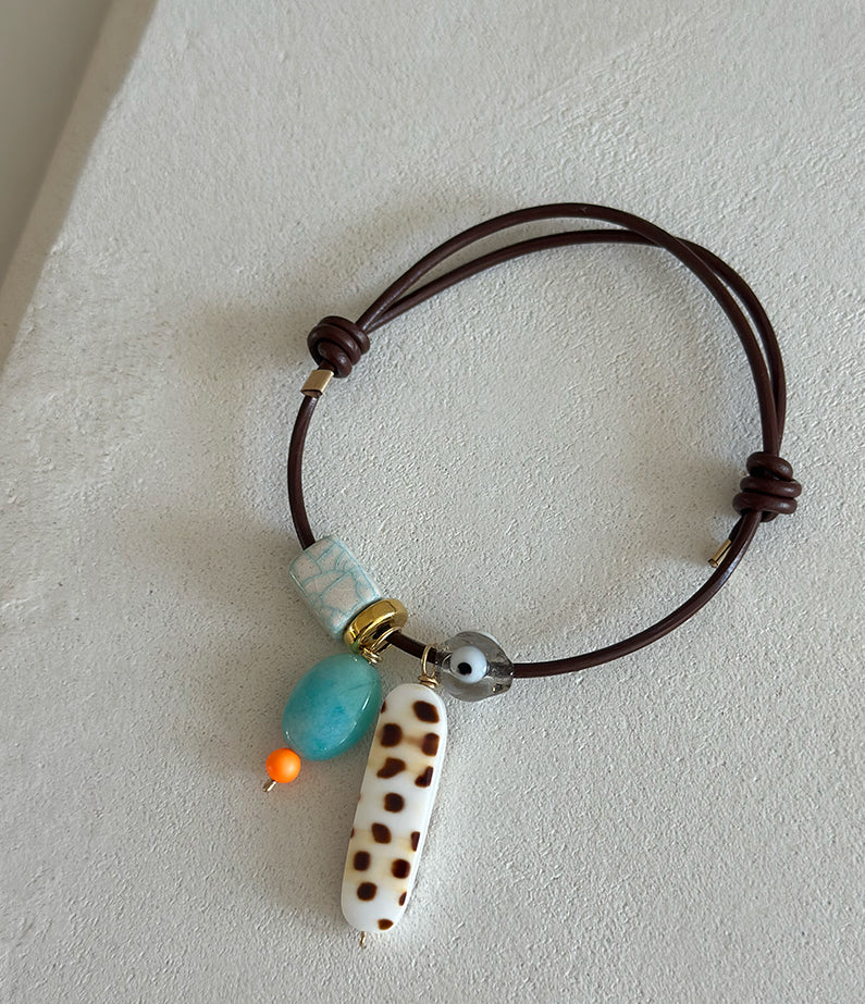Paradise Leather Bracelet no.1