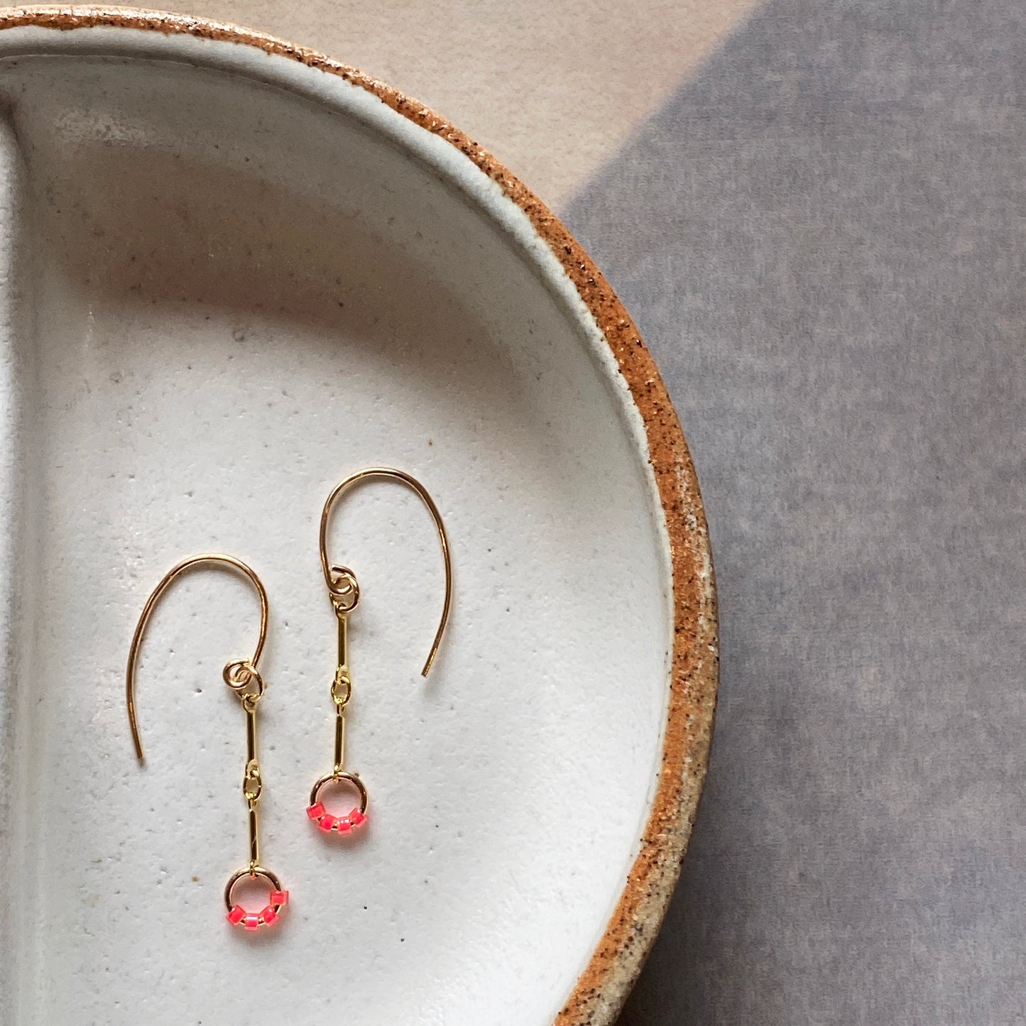 Fine Gold Poppy Earrings