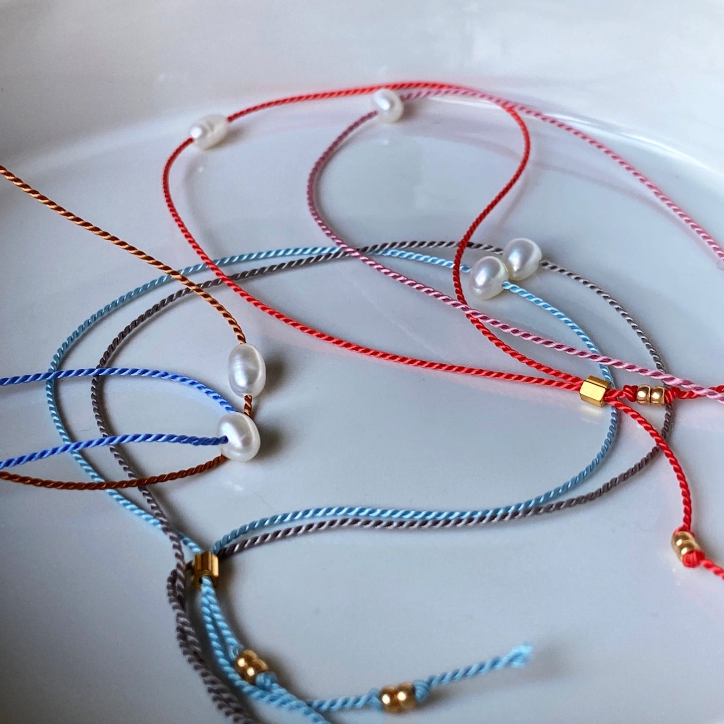Forget Me Knots Bracelet (rice pearl) - Athena+Co - Jewellery - Jewelry - Beaded - Necklace - Bracelet - Fashion