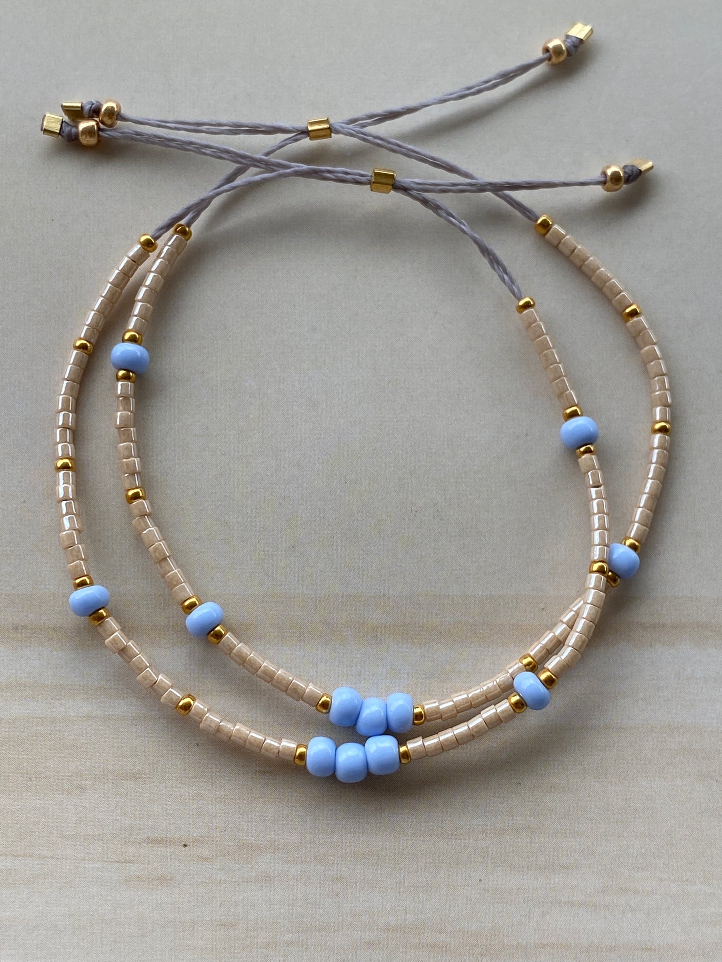 Sky Fine Bead Bracelet