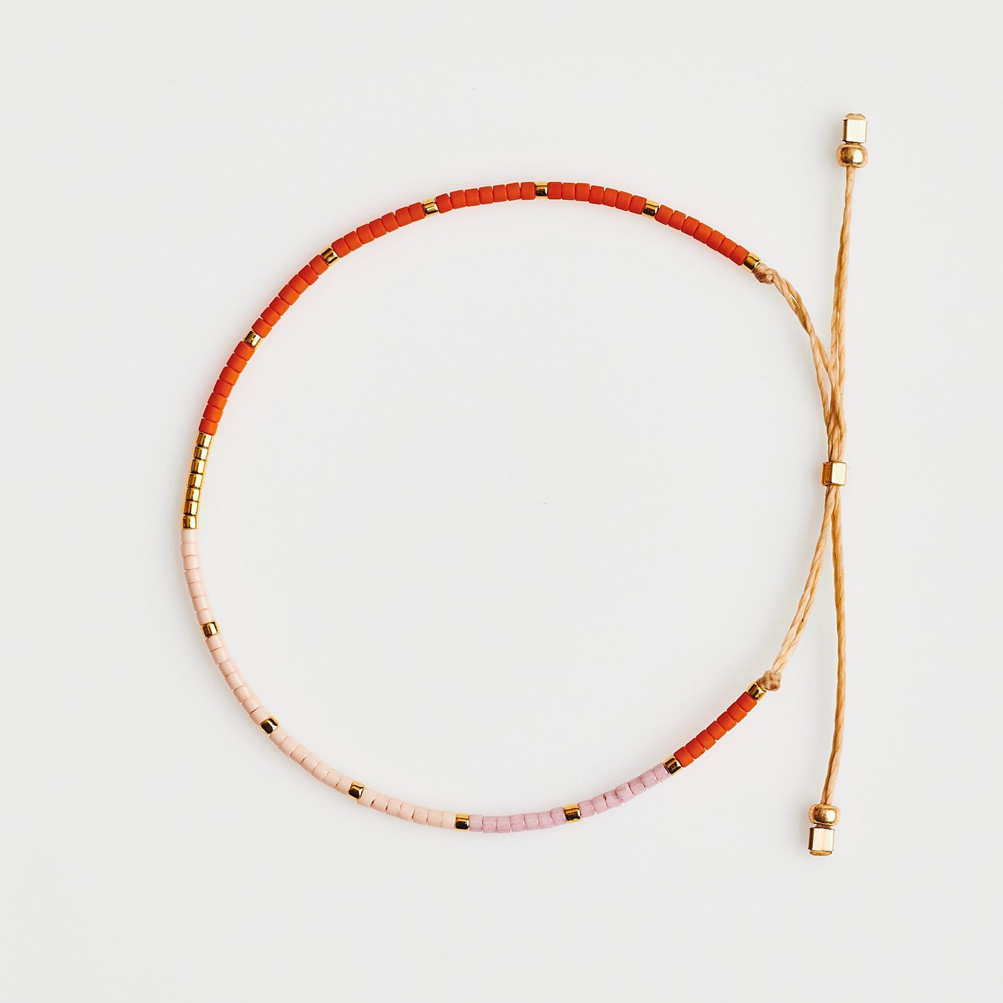 Sunset Fine Bead Bracelet