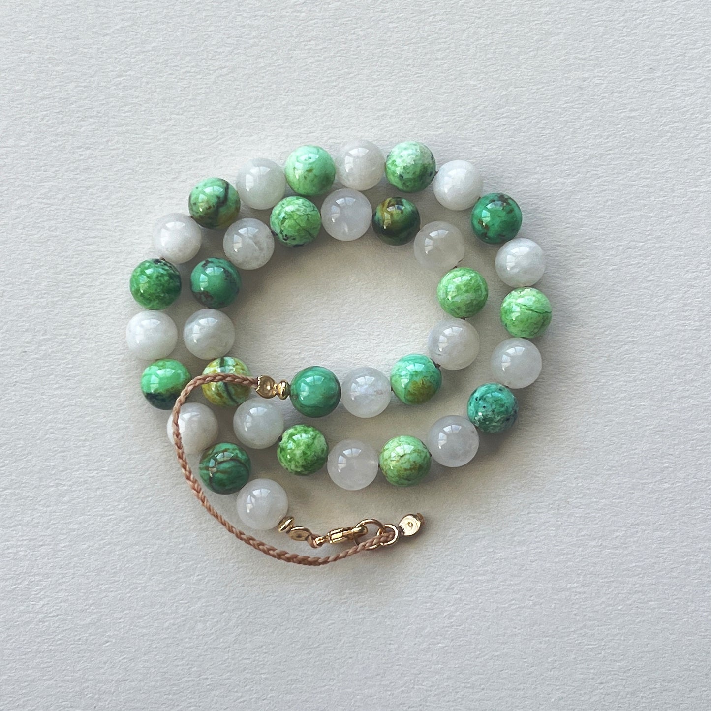Two-Toned Rafa Gemstone Necklace