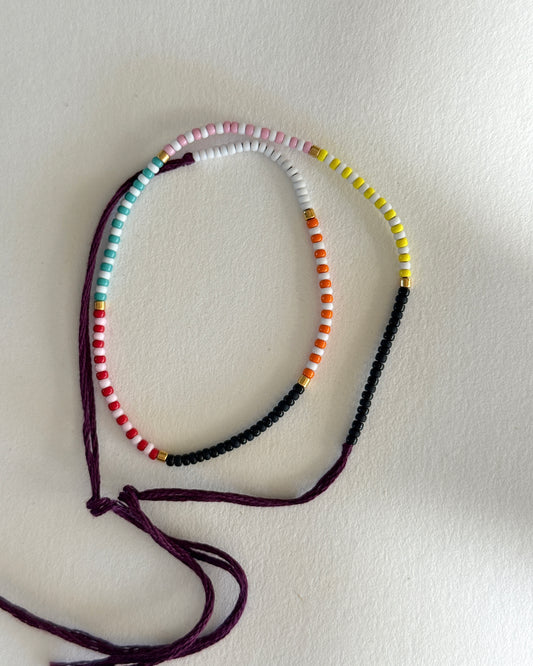 Archive Piece 67 ~ tie on anklet or bracelet