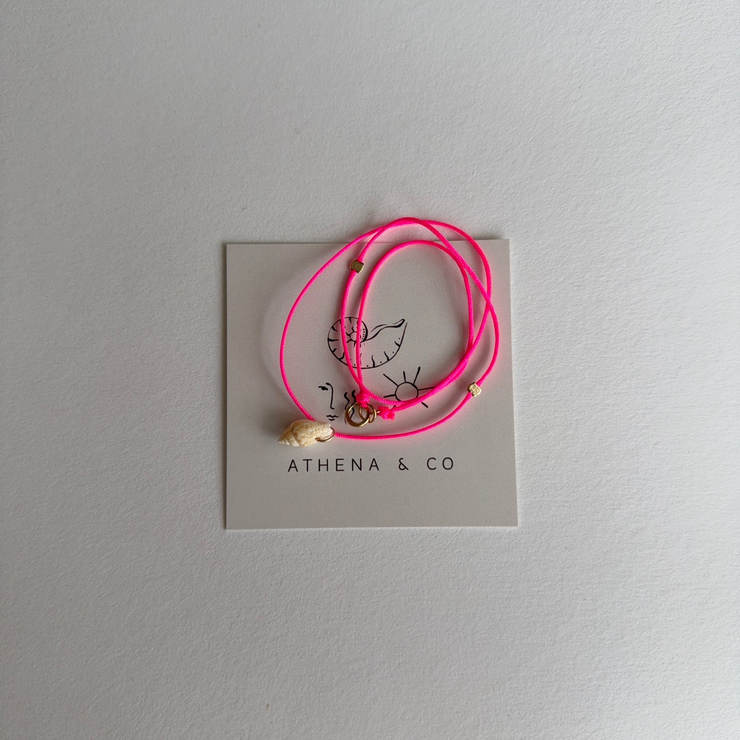 Forget Me Knots Necklace ~ shell