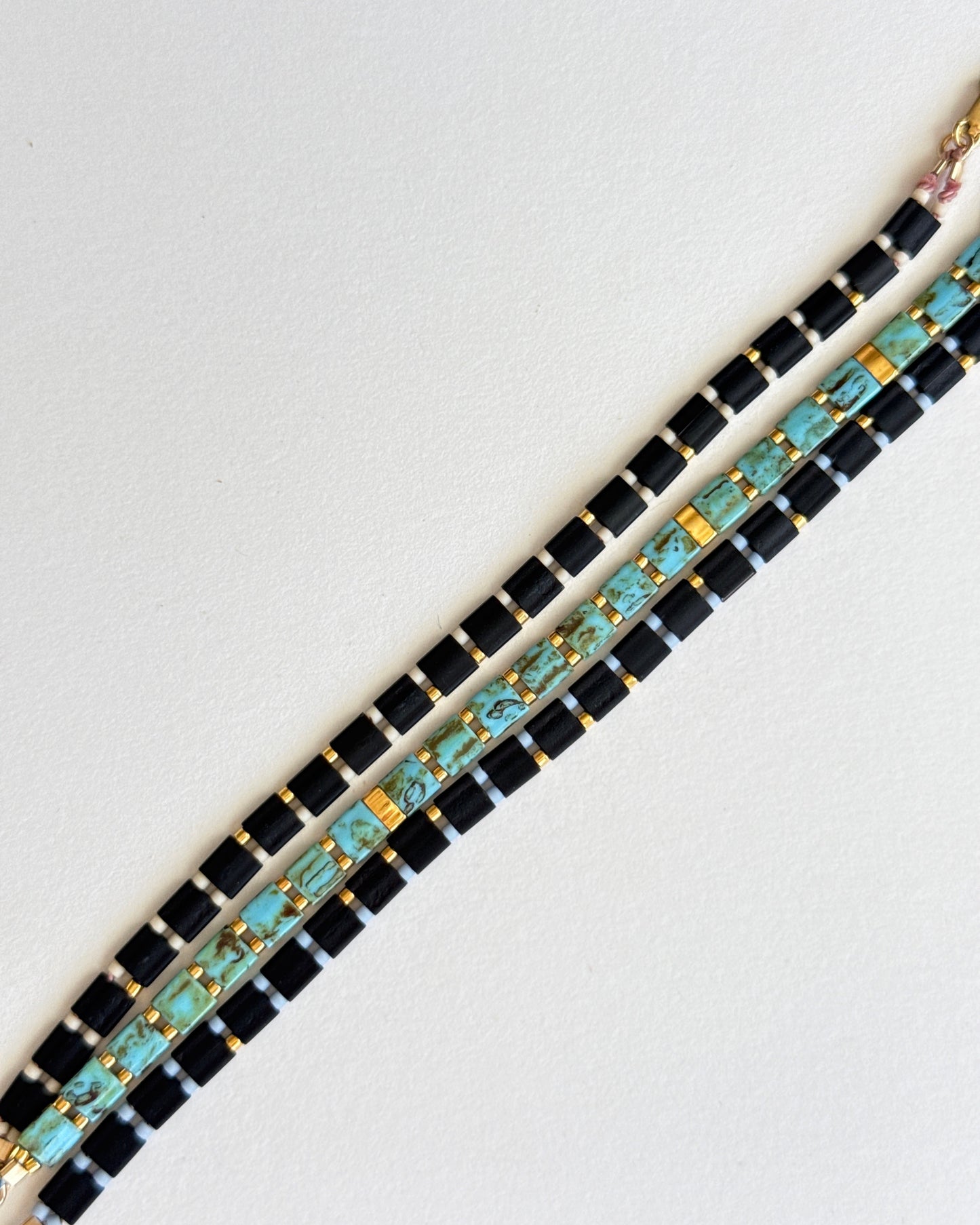 Archive Piece 116A ~ bracelet black/cream