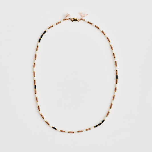 Tonal Fine Bead Necklace - sale