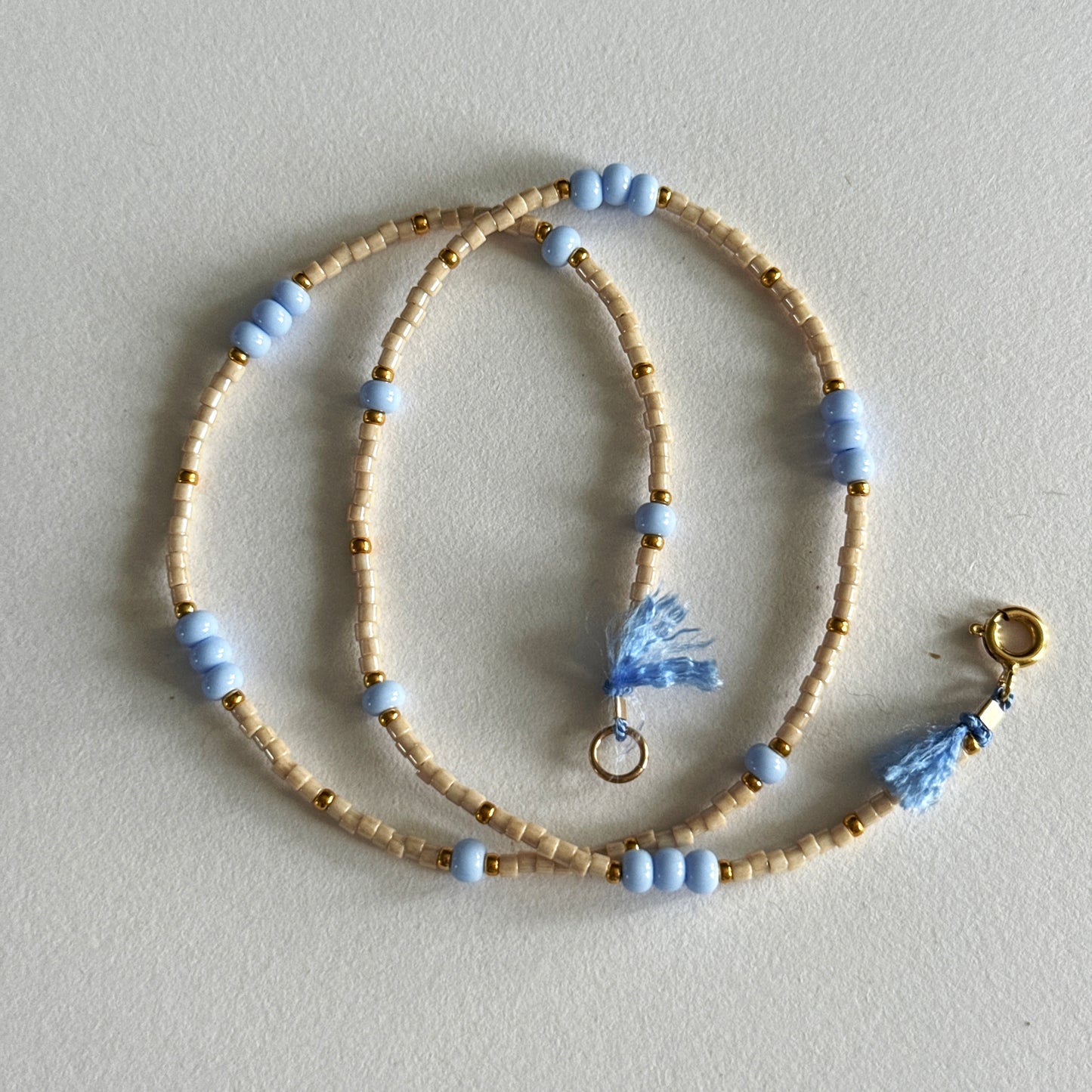 Sky Fine Bead Necklace