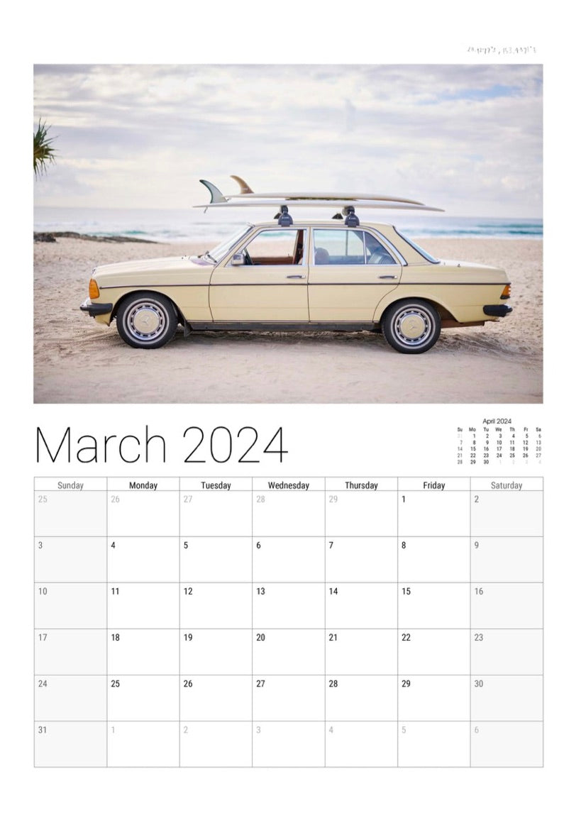 2024 Calendar by Steve Baccon