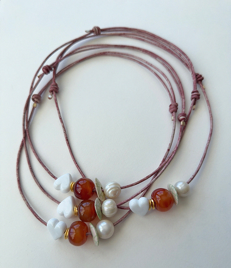 Paradise Leather Necklace no.1