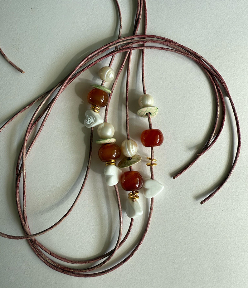 Paradise Leather Necklace no.1