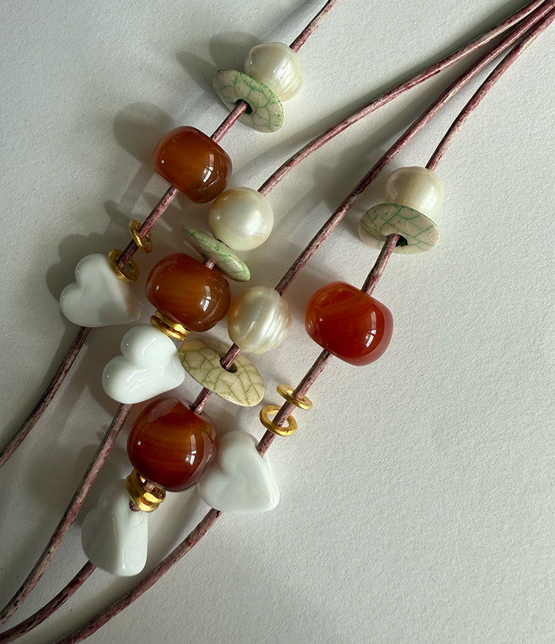 Paradise Leather Necklace no.1