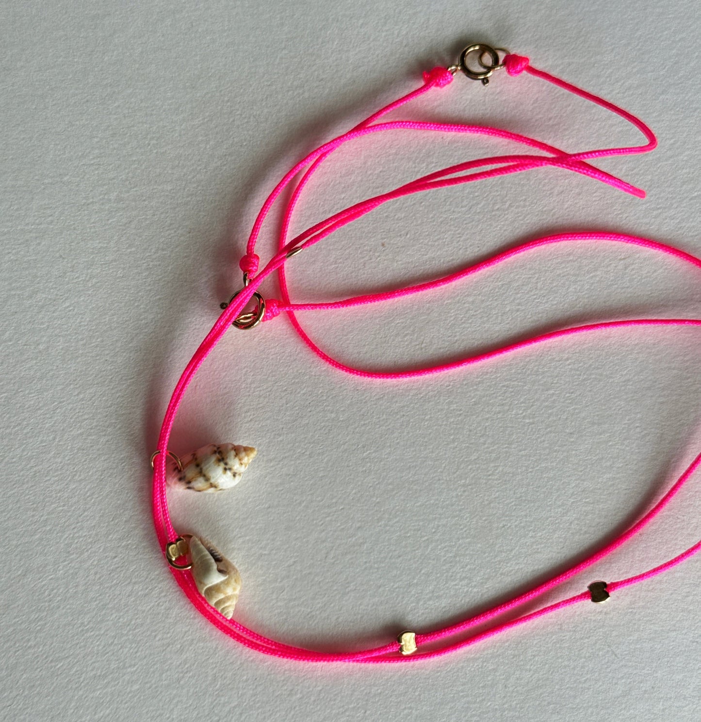 Forget Me Knots Necklace ~ shell