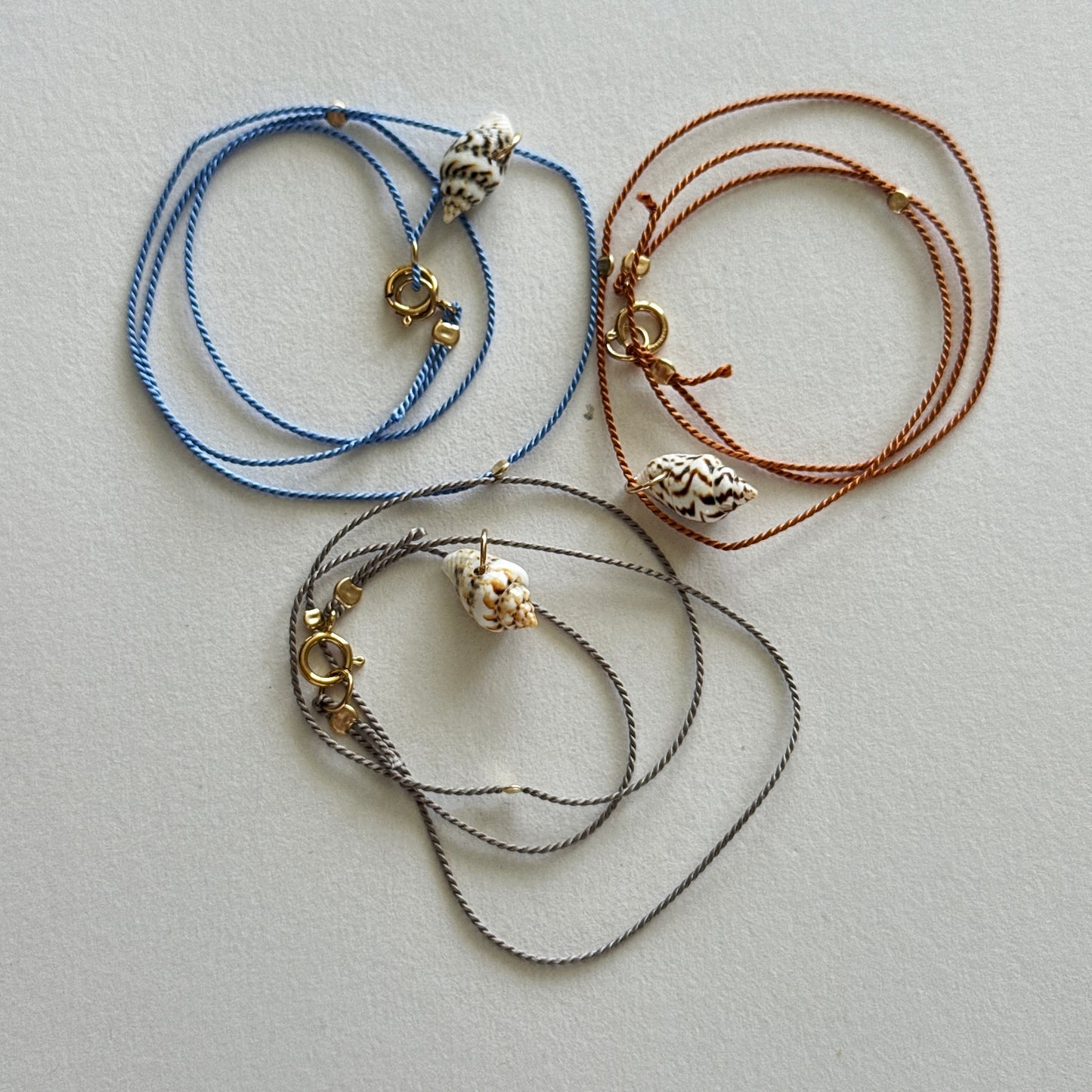 Forget Me Knots Necklace ~ shell