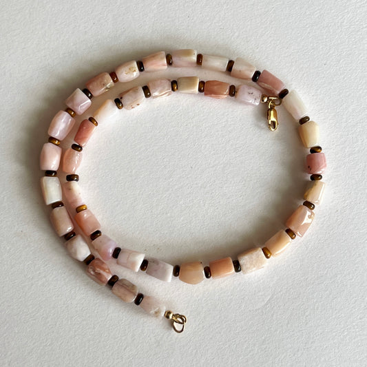 Pink Opal Necklace