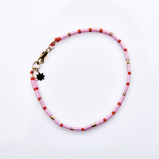 Archive Piece 115 ~ bracelet pink/orange