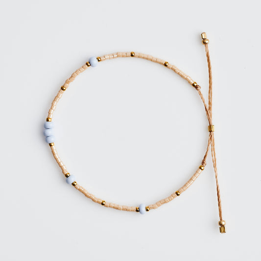 Sky Fine Bead Bracelet