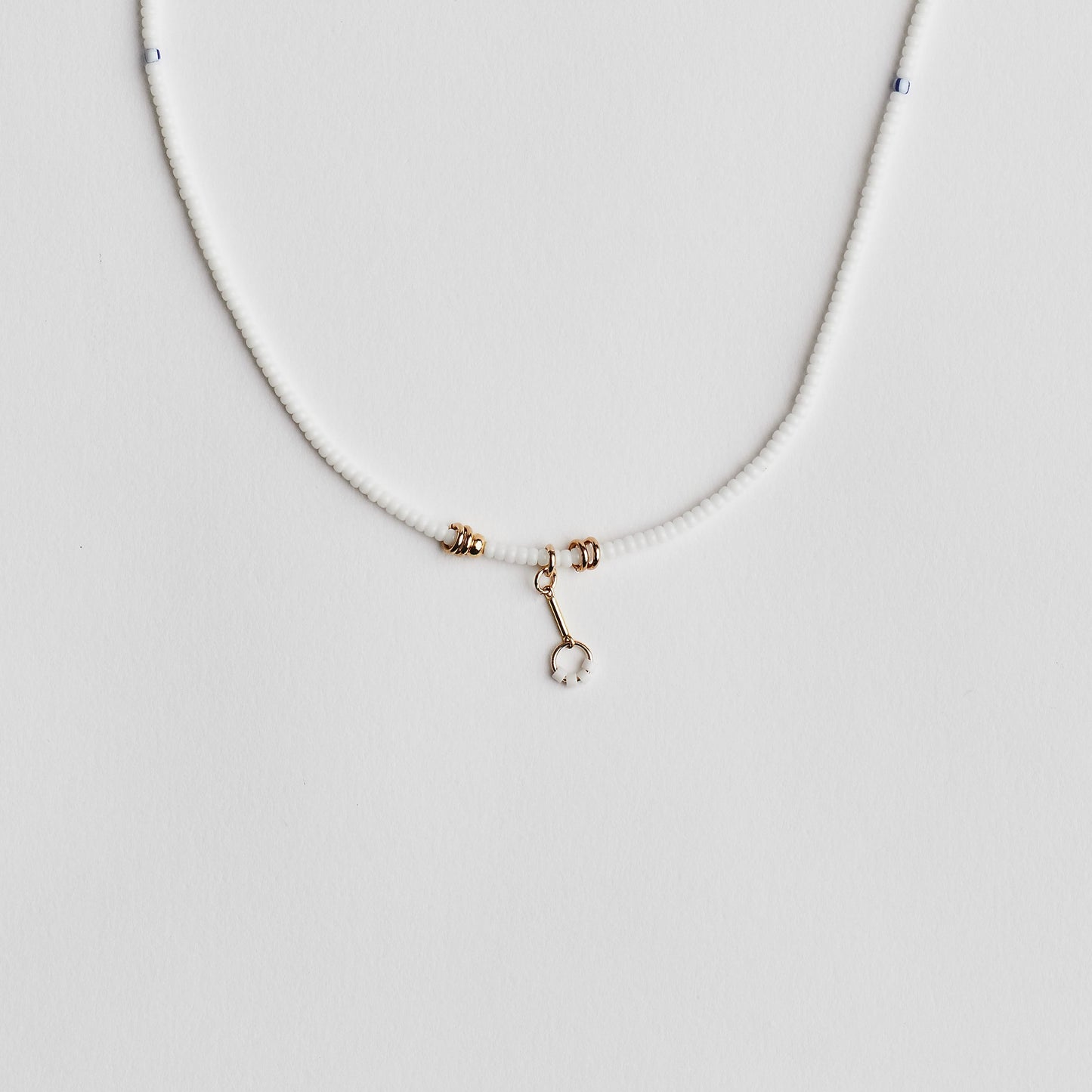 White on White Necklace