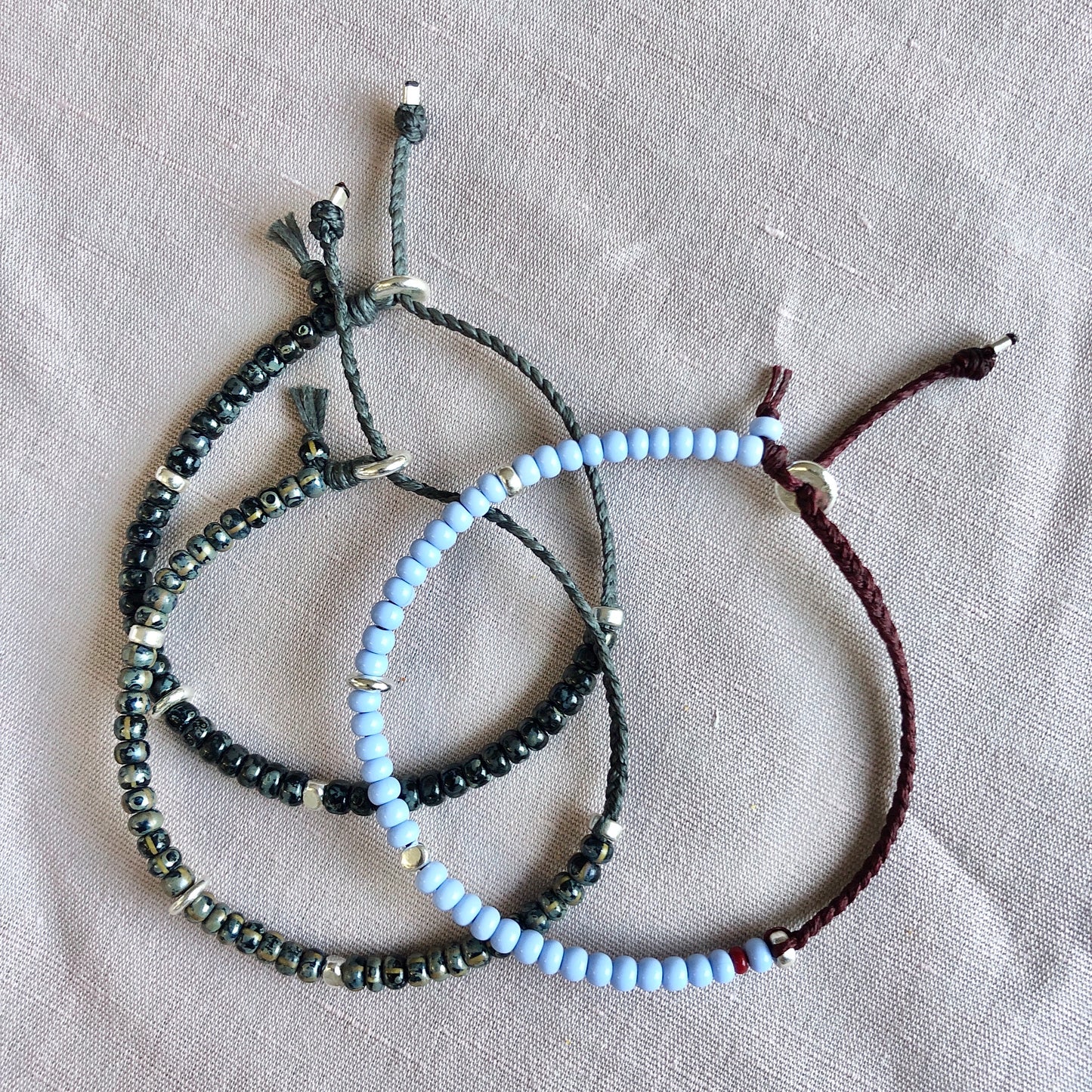 Him or Her Bead Braided Bracelet - Athena+Co - Jewellery - Jewelry - Beaded - Necklace - Bracelet - Fashion