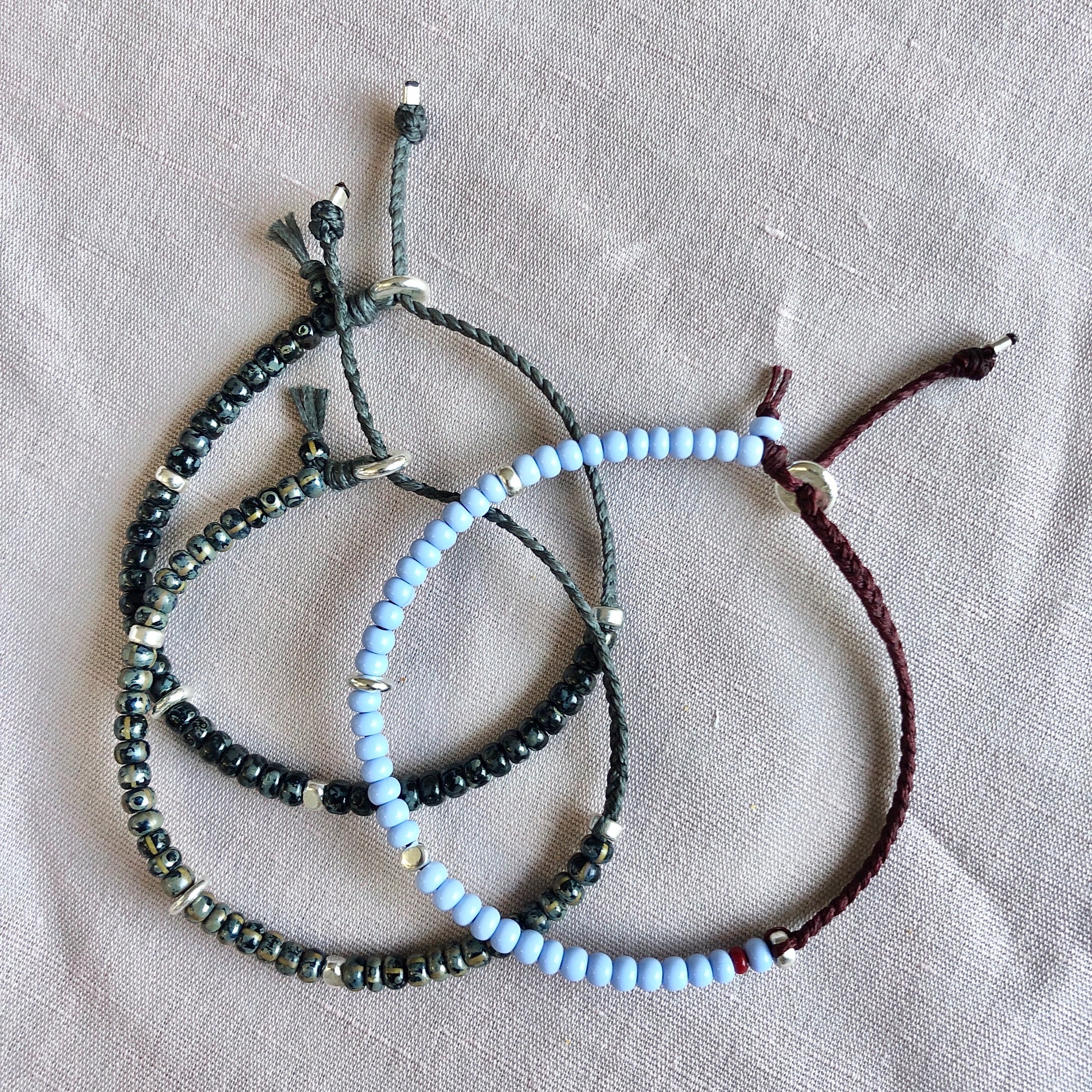 Him or Her Bead Braided Bracelet - Athena+Co - Jewellery - Jewelry - Beaded - Necklace - Bracelet - Fashion