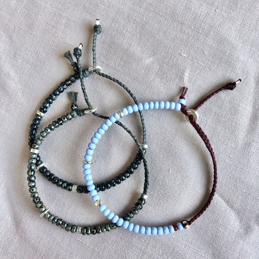 Him or Her Bead Braided Bracelet - Athena+Co - Jewellery - Jewelry - Beaded - Necklace - Bracelet - Fashion