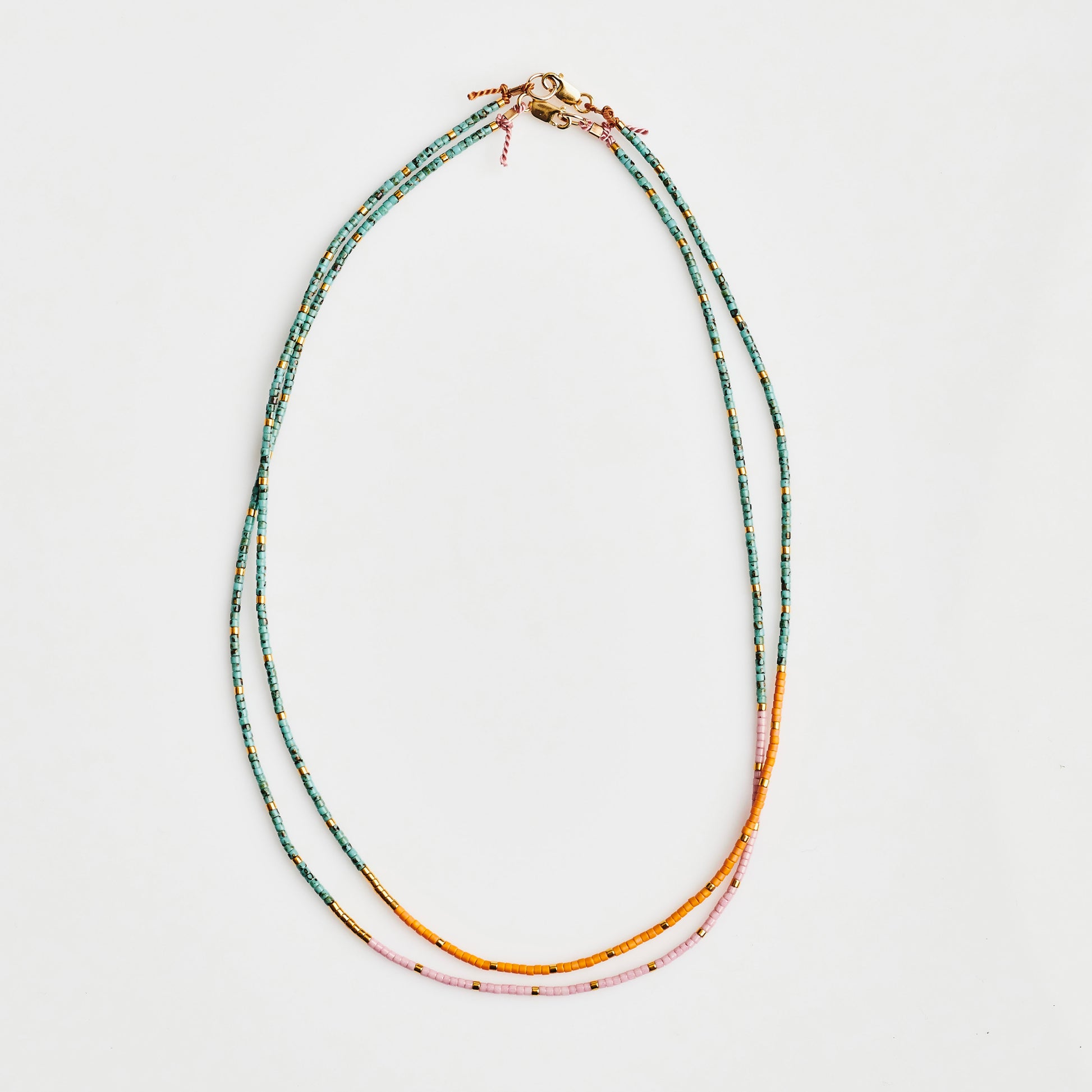 Dawn Fine Bead Necklace – Athena+Co