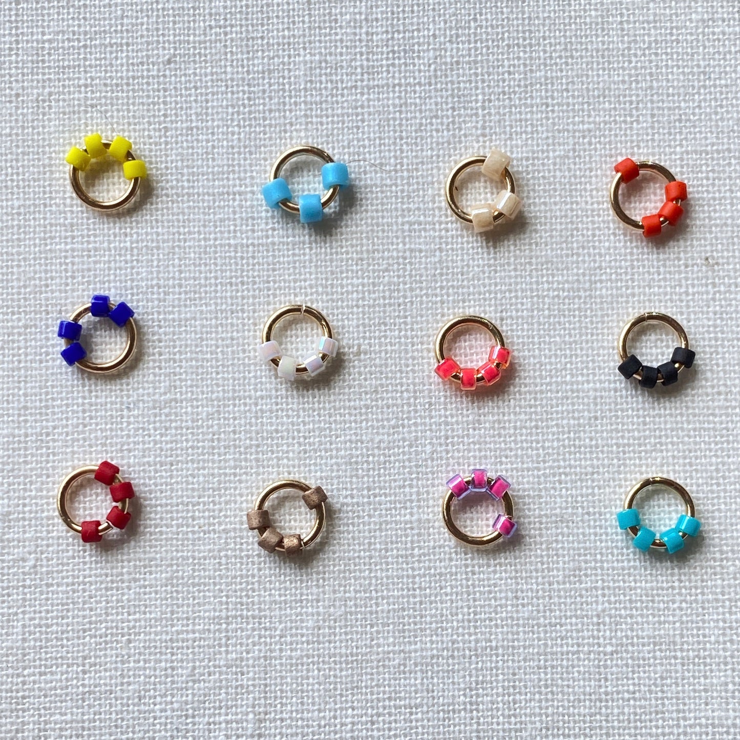 Fine Gold Poppy Earrings - Athena+Co - Jewellery - Jewelry - Beaded - Necklace - Bracelet - Fashion