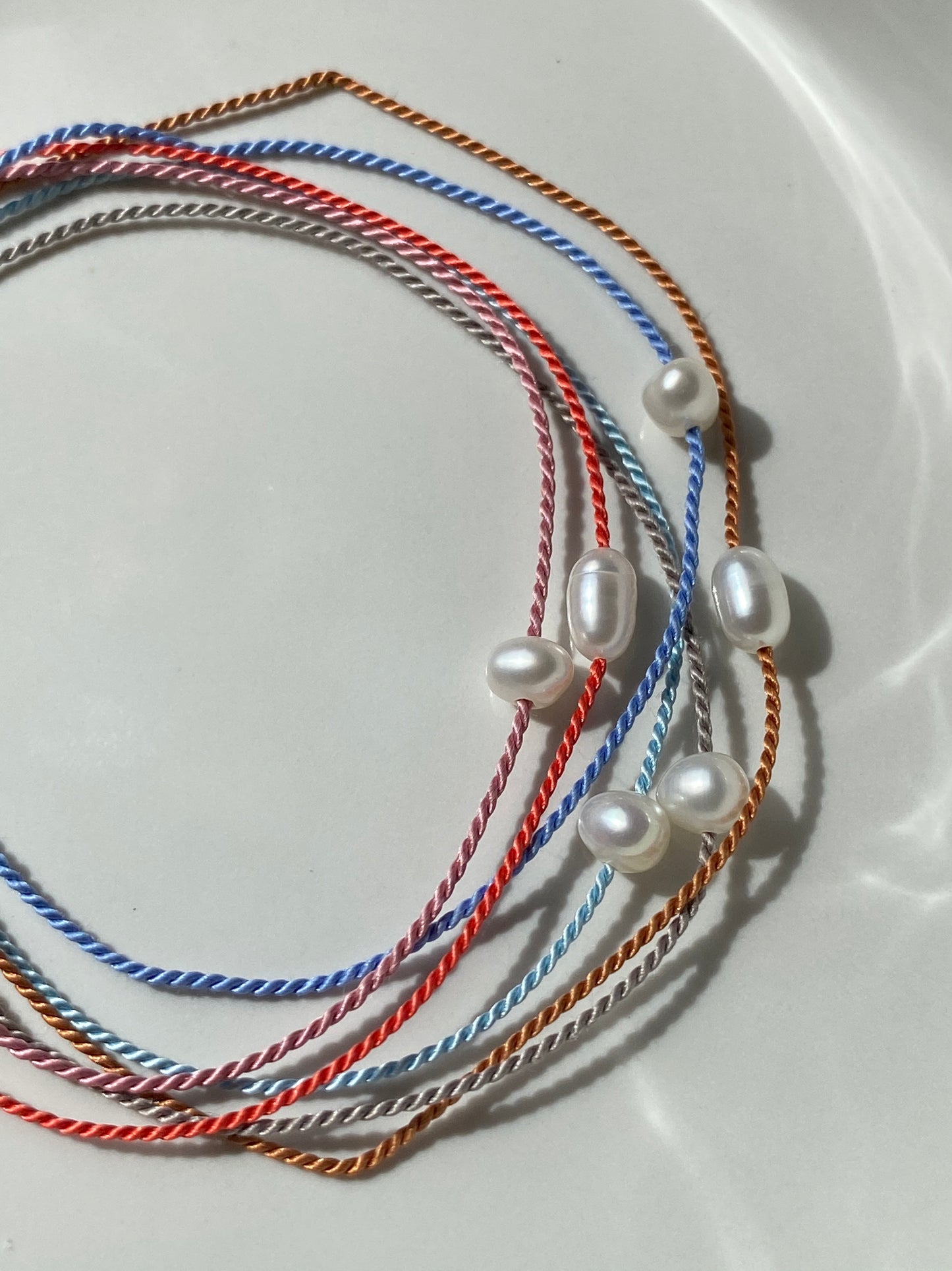 Forget Me Knots Choker / Necklace (rice pearl) - Athena+Co - Jewellery - Jewelry - Beaded - Necklace - Bracelet - Fashion