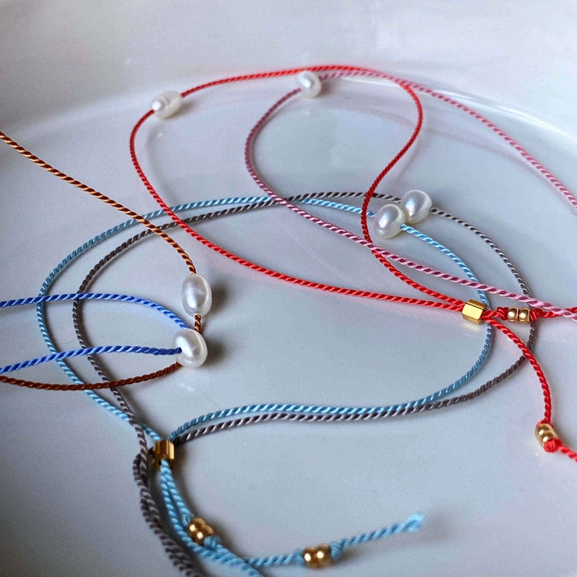 Forget Me Knots Bracelet (rice pearl) - Athena+Co - Jewellery - Jewelry - Beaded - Necklace - Bracelet - Fashion