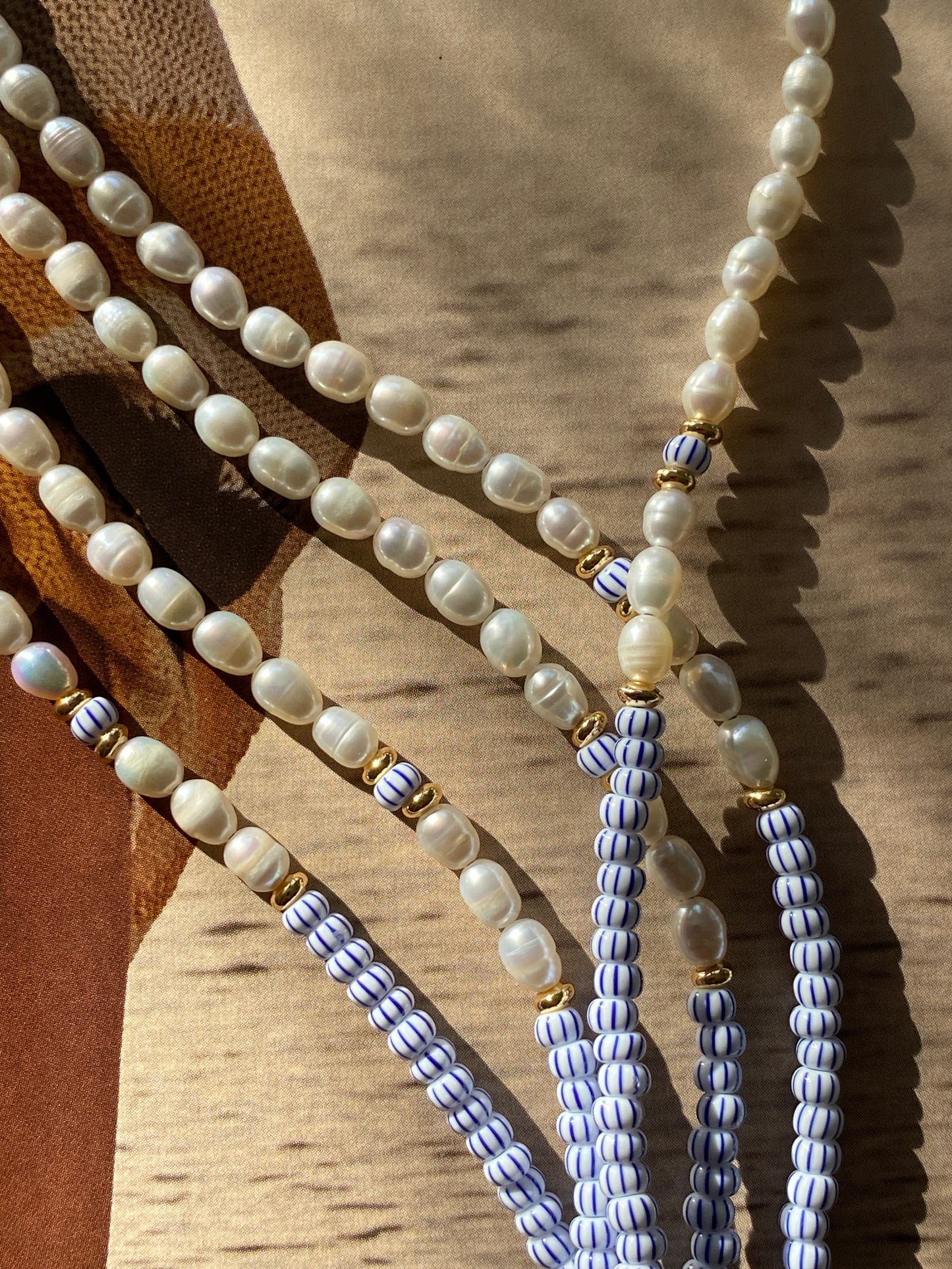 Santorini Pearl Necklace